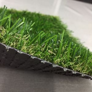 Beautiful 25mm Artificial Grass Front Garden Decoration Intense Usage