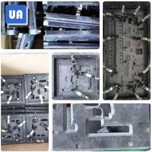 China CTI ROHS 3mm Synthetic Stone PCB Pallet Durostone Solder Pallet on sale