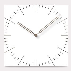 Cheap Square Decorative Wall Clocks For Living Room Brief Mute MDF Wood Large Hanging Wall Clock with needle for sale