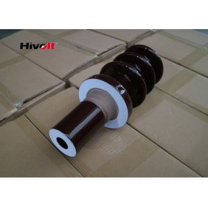 IEC standard HV bushing insulator for transformers, 11KV color brown