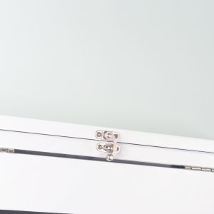 W48cm Wooden Folding Dining Tables MDF OEM Painting Convertible