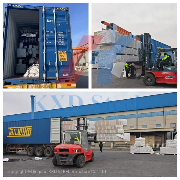 Industrial Prefabricated Modular Metal Prefab Factory Prefab Manufactured Steel Frame Home Long Service Life