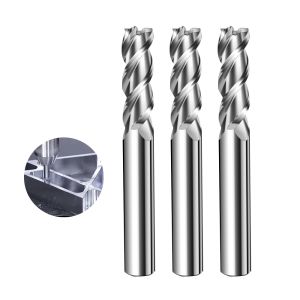 China CNC Carbide Endmill HRC65 3 Flute Aluminium Milling Cutter Customizable OEM Aluminum Cutting Tools Specular Highlight for on sale