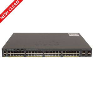 Cheap Four SFP Ports Cisco Catalyst 2960 Switch , Gigabit Ethernet Switch WS-C2960X-48LPS-L for sale