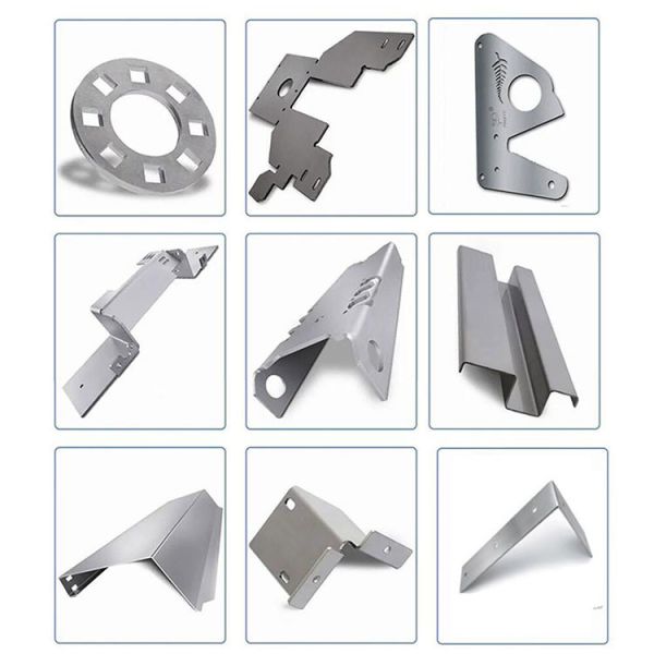 OEM Sheet Metal Forming Bending Bracket Stamping Parts with Laser Cutting and Control