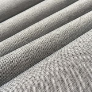 150D Fine Plain Cationic Two-Tone Bamboo Slub Style Mini Matt Fabric for Shirts
