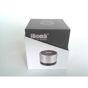 Rigid Mini Bluetooth Speaker Electronics Packaging , Hot Stamping Coated Paper