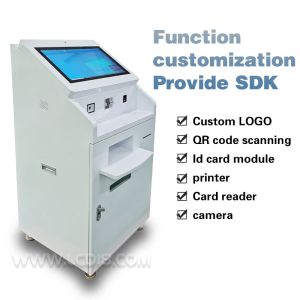 Tickets Printing Touch Screen Kiosk Bank Government Totem With Self Service All