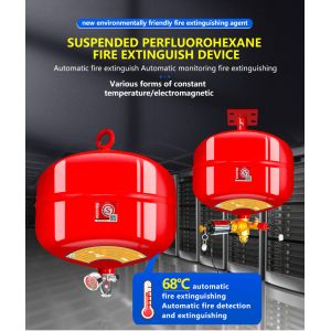 China Hanging FM200 Automatic Fire Extinguisher Without Pollution For Meeting Room on sale