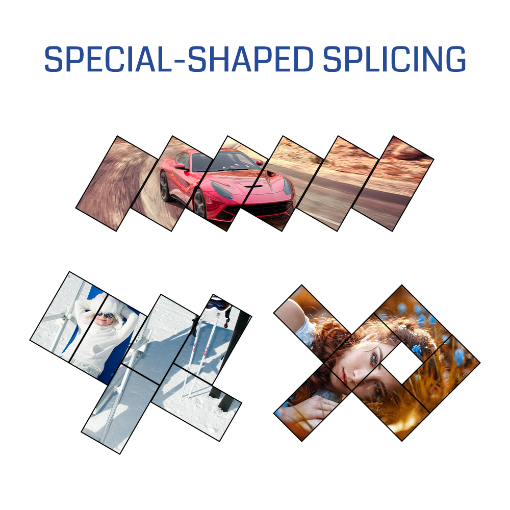 Cheap 6xHDMI1.3 Output Interface Video Wall Controller With Roaming Window Layout And DC 12V 2A Power Supply for sale