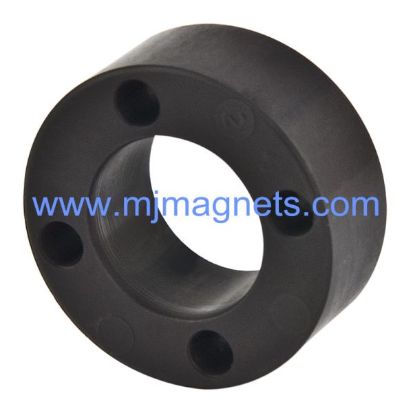Quality plastic Injection bonded permanent magnet in ring wholesale