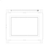 Portable Transformer 12864 Display Screen COB Graphic LCD Display Module