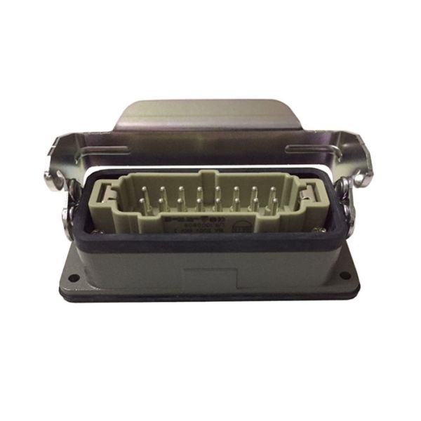 Quality Wholesale hot runner connector 16 pin box single lever housing HE-016-M&H16B-HB-1L stock supply,reliable quality wholesale