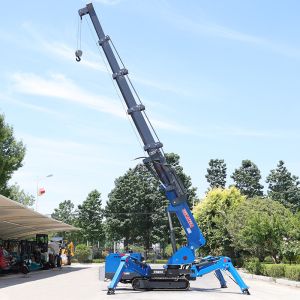 Durable Reliable Spider Lift Crane In Tight Spaces EURO 5 Certified
