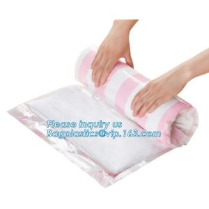 Bedding Use and PE Plastic Type home storage space saver bags, saving vacu seal