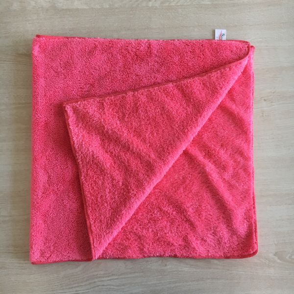 high weight coral fleece two sides brushed absorbing square towels