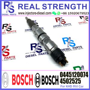 Diesel inyectores common rail fuel Injector 0445120074 4502525 for KHD RVI engine