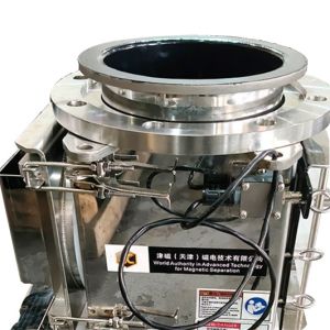 Heavy Duty Rotary Magnetic Separator For Sand Ore Processing Lines High
