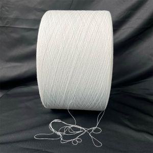 Ne12/1 20/1 Optical White Cotton / Polyester Blended Yarn For Making Towel