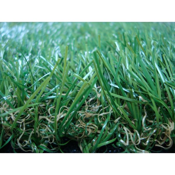 12500Dtex Blue PE Artificial Grass Carpet Decor Turf 36mm,Gauge 3/8