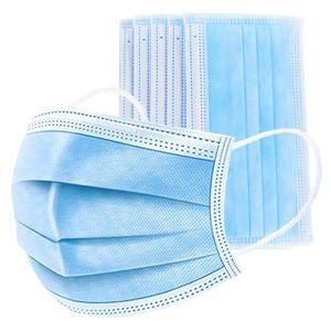 Hypoallergenic Disposable Non Woven Face Mask Full Mouth Nose Coverage