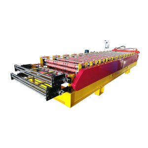 Two Profile Sheet Combination Cold Roll Forming Machine For Roofing And Wall