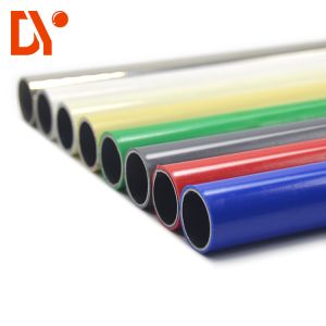 Round Lean Anti Static Pipe , Plastic Coated Pipe With Beautiful Apparence