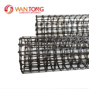 PP Plastic Net Biaxial Geogrid for Mining Reinforcement Width 1-6m MESH SIZE 12