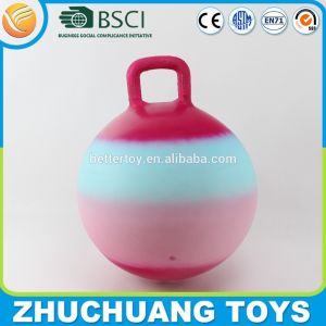 Cheap spray painting beach hopper ball girl jumping for sale