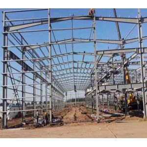 JIS , DIN Standard Poultry Farm Structure With H Section Column / Beam