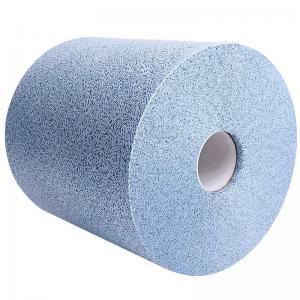 China Meltblown Blue Heavy Duty Industrial Wipes Rolls Polypropylene Material on sale