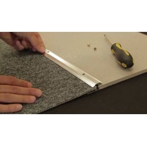 Aluminium Alloy Extra Wide Carpet Transition Strip Interior Decoration