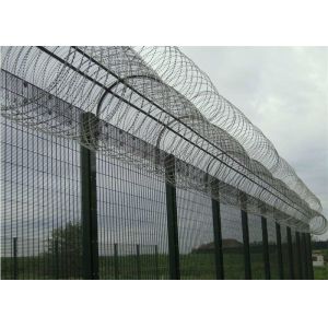 Safety Anti Climb Mesh Panels 358 Security Fencing 2m 2.3m Length for Prison