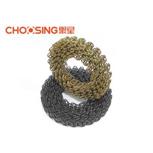 China Black Color Upholstery Zig Zag Springs 4KG Per Roll 3.8mm Processed With Zinc Coating on sale