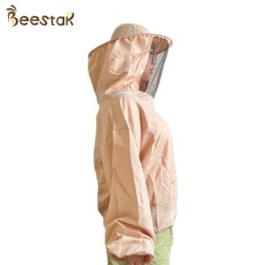 Apricot Color Thicker Bee Jacket Beekeeping Jacket Free Size for Beekeepers