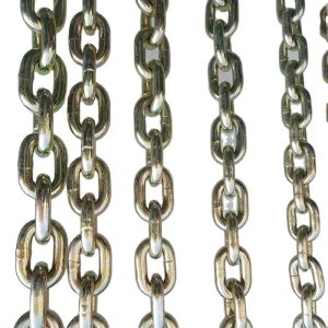 China Erosion Resistant Lifting Galvanized Chain Link Load 48kN Long Lasting on sale