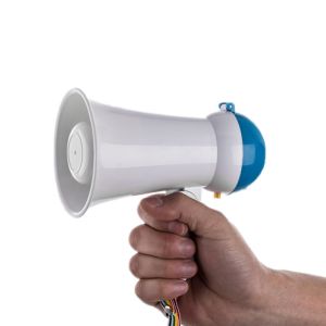 5W Small Handheld Battery Powered Handy Plastic Megaphone Must-Have for Team
