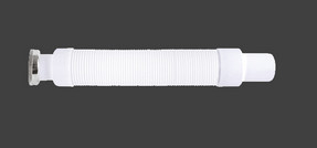 China Plastic Cardan Telescopic WC Pipe Connector 1 - 1 / 2in X 40mm Pan Connector Flexible on sale