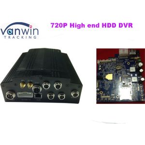 AHD 720P HD Mobile DVR , 3G GPS 4ch car dvr with Audio Video recorder