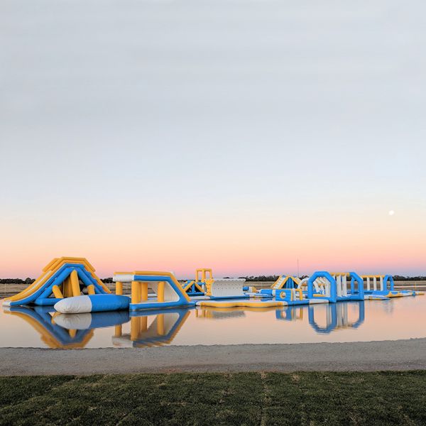 Quality Inflatable Commercial Water Splash Park / Floating Water Playground Equipment In Australia wholesale