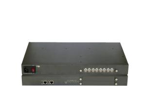 Cheap Terminal device WD-V208M-BNC 8 ports 200Mbps CE approval coaxial Ethernet bridge for monitoring system for sale