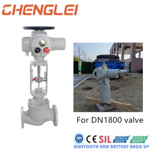 Small Heating Electric Rotational Actuator for Valve Damper HVAC Applications at