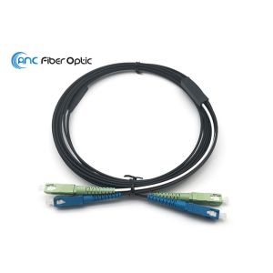 SC To SC FTTH Drop Fiber Optic Patch Cord Indoor Simplex Duplex G657A1 0.3dB