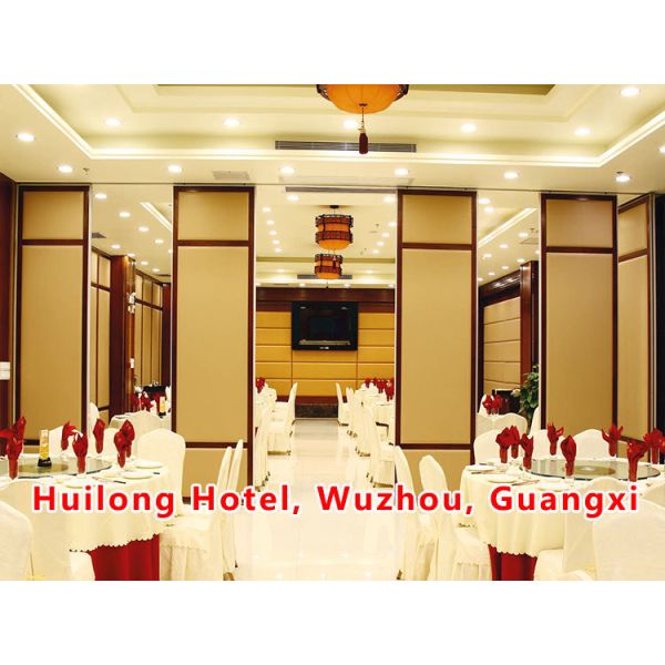 Commercial Movable Partition Wall with 6061-T6 Profile and Q235 Steel Frame for