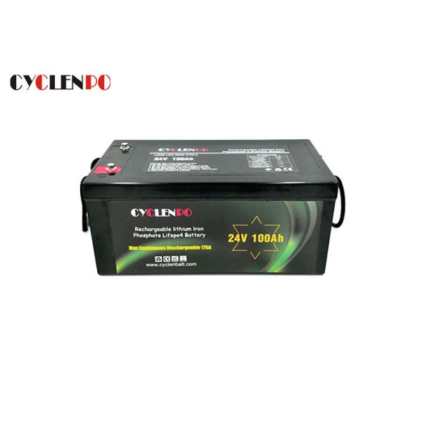 EV / Solar Rechargeable 24V LiFePO4 Battery No Memory Effect High Voltage
