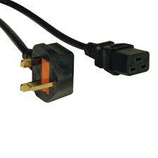 China 3 Prong Pin UK Power Cord Standard Copper Material For PC Socket Inserts on sale