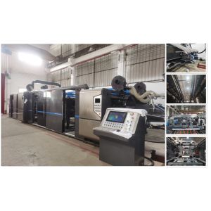 Durable Carton Manufacturing Machine PLC Control 8 Shaft Structure