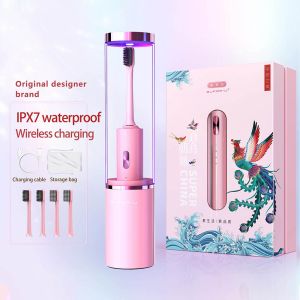 China Ultraviolet Sterilization Sonic Electric Toothbrush,  41000 Vpm Soft Bristle For Adult  With Uv Cleaning on sale