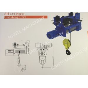 Crab Framed Electric Single Girder Overhead Cranes For General Engineering