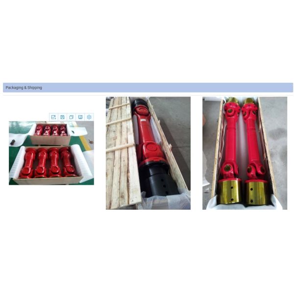 Flex Drive Cardan Shaft Coupling SWC Types For Industrial Equipment